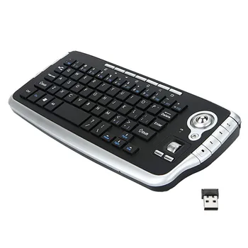 

HOT-Mini Wireless Mouse Keyboard 3 In 1 2.4G Wireless Keyboard / Air Mouse / Smart Tv Remote Controller Ergonomic Gaming Keybo