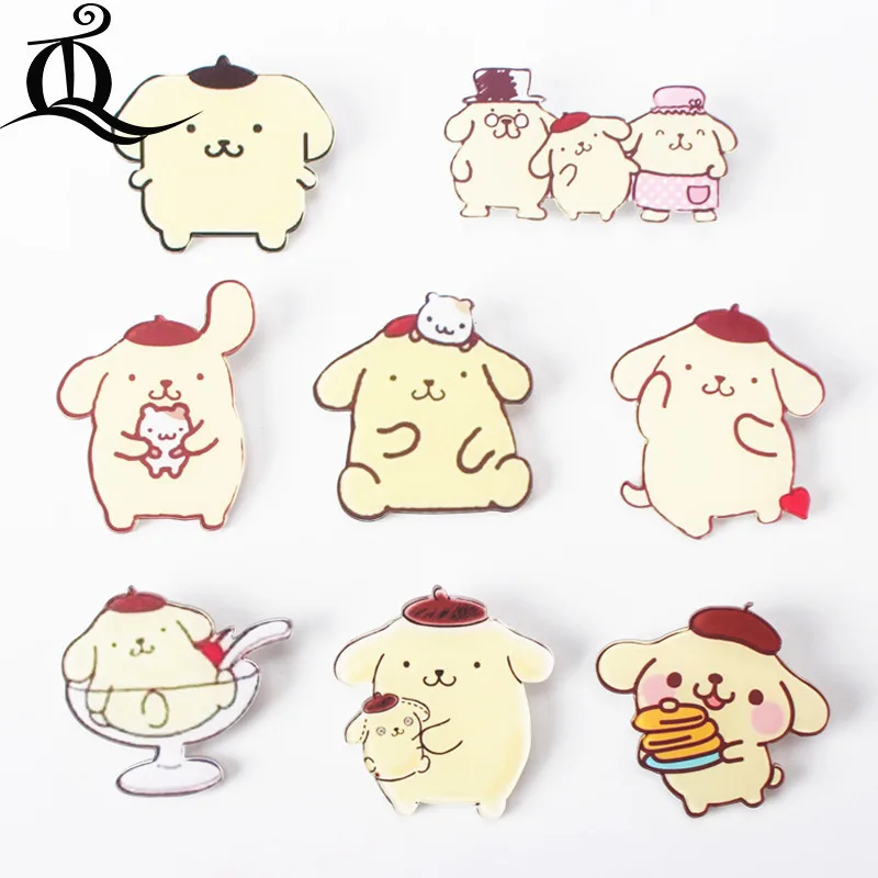 

1 PCS dog Painting cartoon demon Badges for Clothing Acrylic Badges Kawaii Icons on The Backpack Pin Brooch Badge Z50