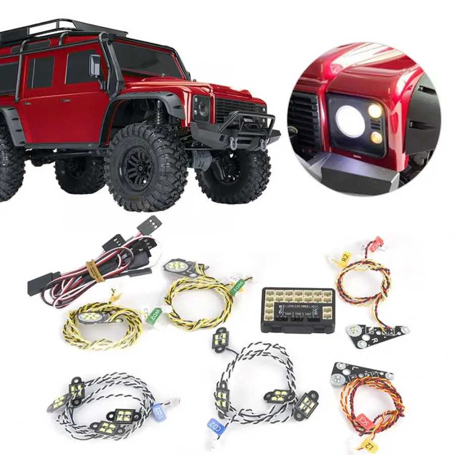 Фары и задние фонари + передние шасси света для TRX4 RC Гусеничный автомобиль