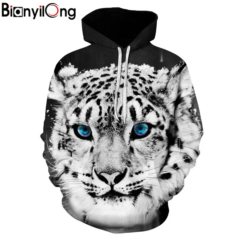tiger print hoodies