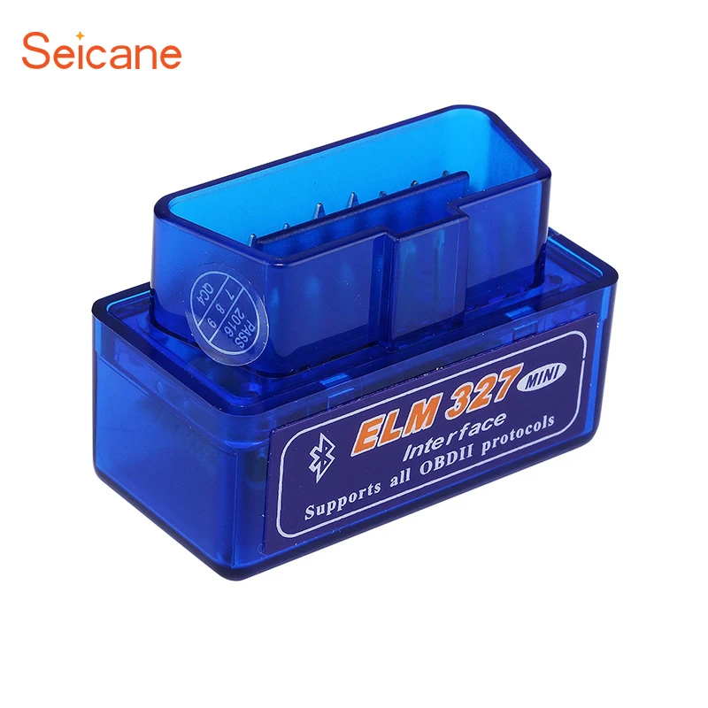 Seicane ELM327 V1.5 OBD OBD2 Bluetooth OBD II считыватель кодов диагностический Автомобильный сканер инструмент