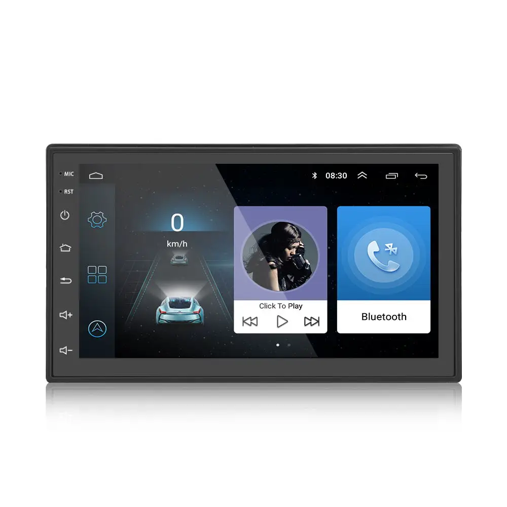 

Android 8.1 Car GPS Navigation bluetooth USB Player 2G DDR3 16G NAND Memory Flash Car Head-up Display