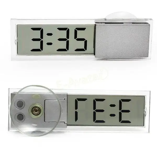 Car Electronic Clock Mini Transparent LCD Display Digital with Sucker Glass Car Ornaments Car Window Electronic Clock r20 Car Electronic Clock Mini Transparent LCD Display Digital with Sucker Glass Car Ornaments Car Window Electronic Clock r20