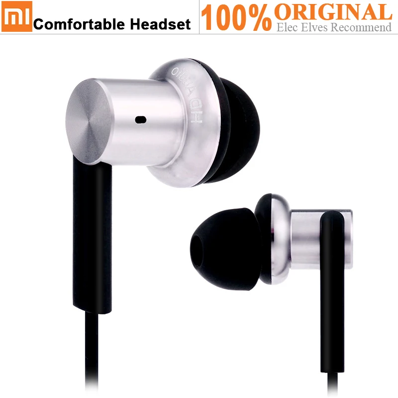 

Original Xiaomi Mi IV In-ear 3.5mm Hybrid Dynamic and Two Balanced-armature Drivers Earphones with Microphone