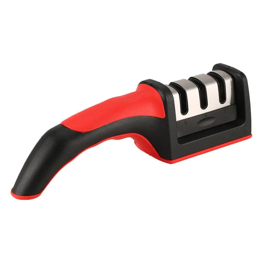 

Dropshipping 3 Stages Knife Sharpener Kitchen Quick Sharpener Sharpening Stone Sharpener Knife Grinder Kitchen Tools