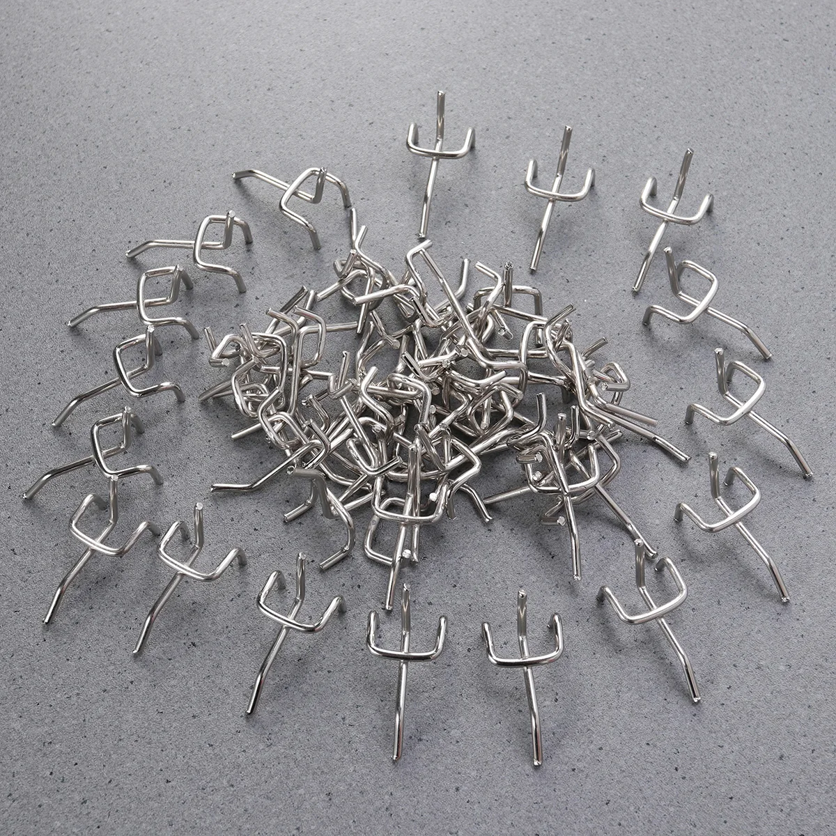 50 шт. из углеродистой стали Практичный Прочный Peg доска Pegboard Крючки для хранения