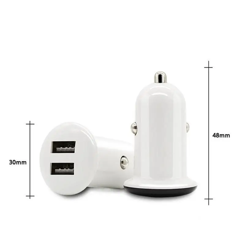 VORCOOL شاحن سيارة 2 المزدوج منافذ Usb سريع شحن 3A شاحن سيارة s الطاقة محول ل فون X 8 7 6 ثانية الهاتف هواوي Xiaomi