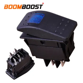 

1pc Car Boat Buses Motorcycles 12V 4Pin Led Rocker Toggle Switch ON/OFF Button LED Light For Ford VW Audi Kia