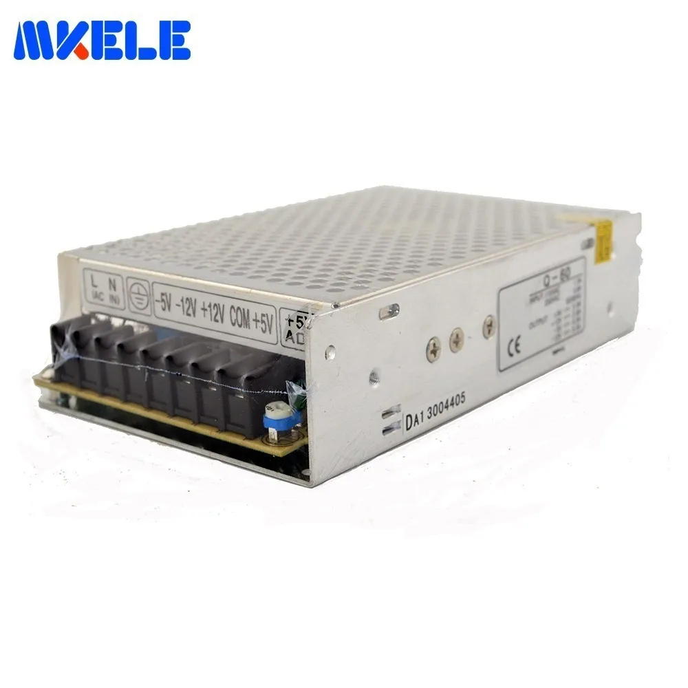 

Quad Output Switching Model Power Supply Q Series 5v 12v -5v -12v 60w Customized Direct Selling