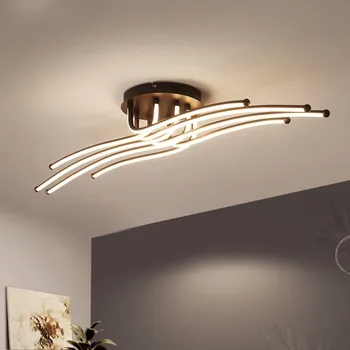 

Modern Led Chandelier Aluminum Lights For Living Room Bedroom Home Ceiling Fixtures Luminaire Lustres Remote Control Decoration