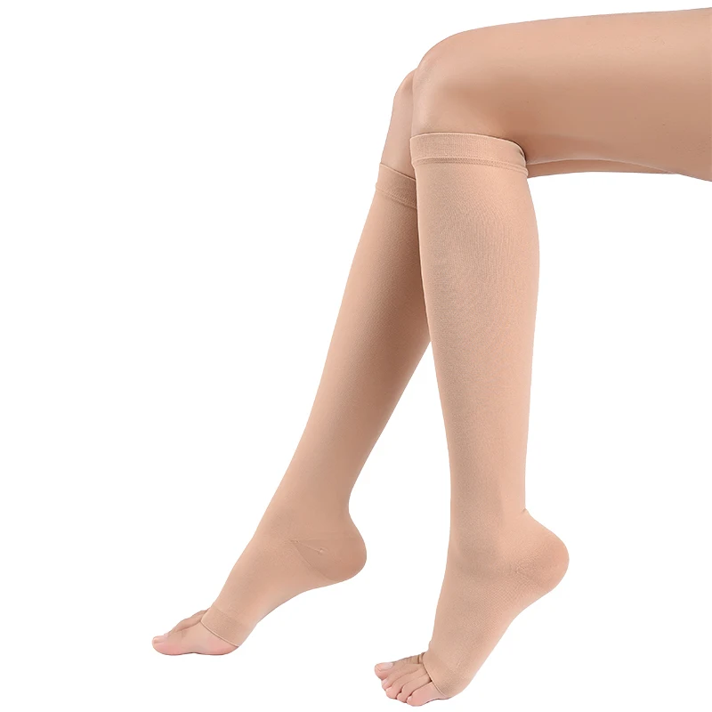 Уровень 1 медицинский плотный варикозное расширение вен носки 15-21 мм рт. Ст. Давление колготки носки медицинские компрессионные носки забота о здоровье удар колена