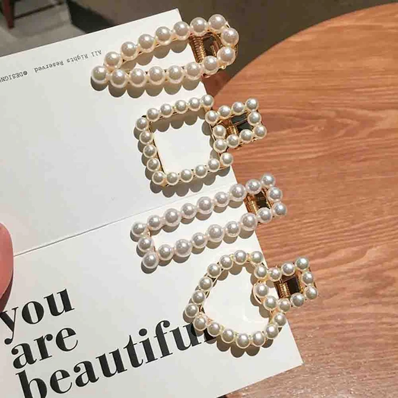 

Pearl Flower Crystal Hair Pins Clips Bridesmaid Side Comb Wedding Bridal Jewelry