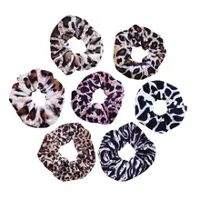 7 шт. Галстуки для волос леопардовые тянущиеся Галстуки Веревки для девушек женщин