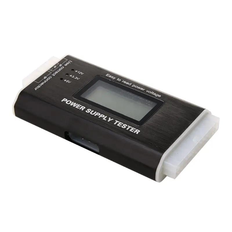 الرقمية شاشة الكريستال السائل جهاز كمبيوتر شخصي ل وظيفي سريع 20/24 دبوس امدادات الطاقة فاحص مدقق أدوات لرصد الجهد الناتج