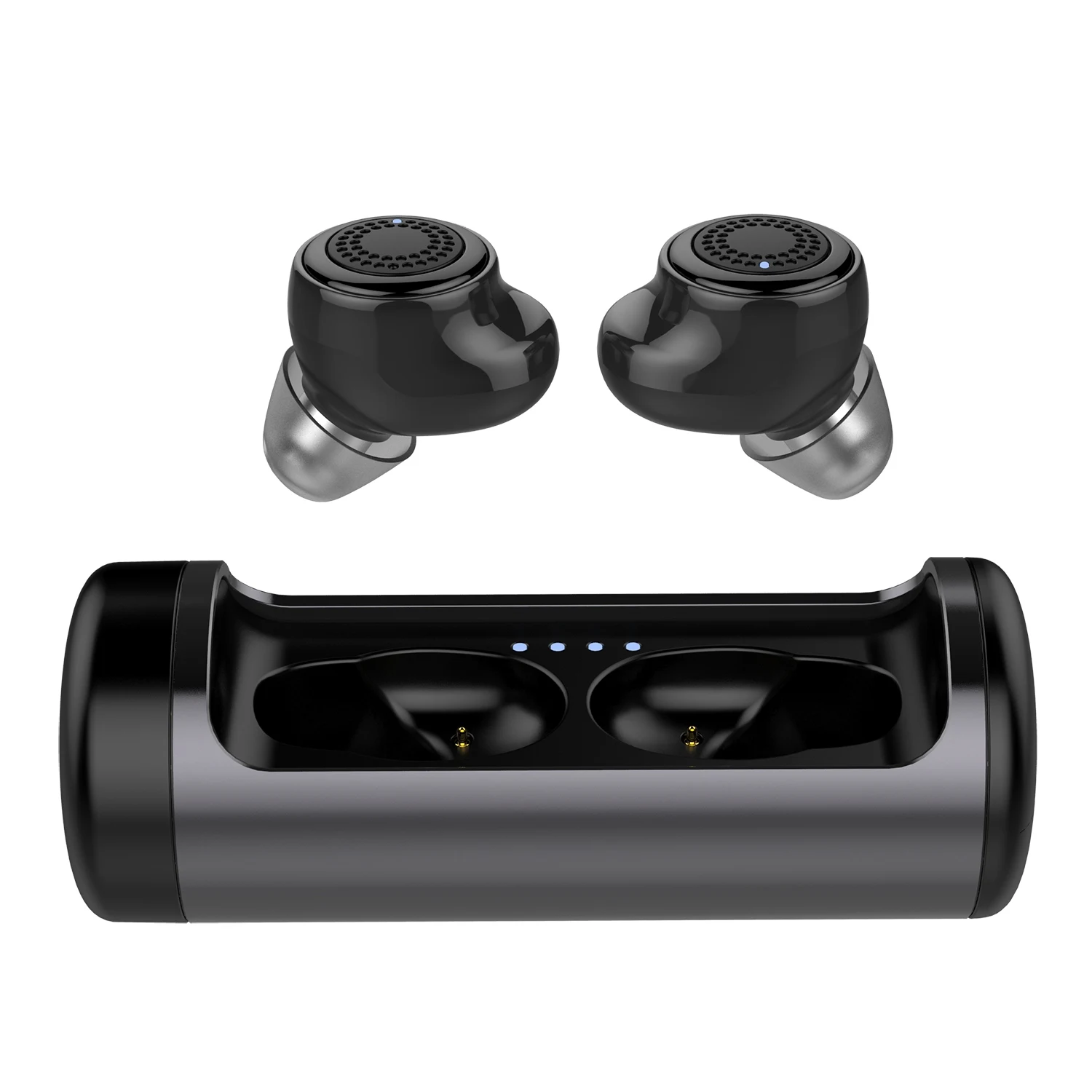 

Ovevo Q63 Wireless Bluetooth Earphone With Charging Dock Cvc 6.0 Noise Cancelling Headset For Smartphone