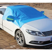 1 шт. ветрозащитная водонепроницаемая защита от солнца на лобовое стекло автомобиля Защита от снега и льда с зеркалом заднего вида защита для легкового автомобиля авто