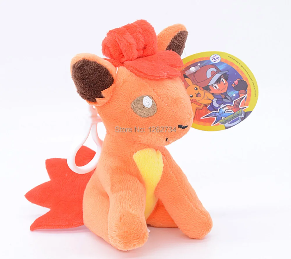 10/лот 7 стилей Alola Vulpix Cubone Lapras Litten Mudkip Popplio 11 см клип игрушка фигурка куклы в