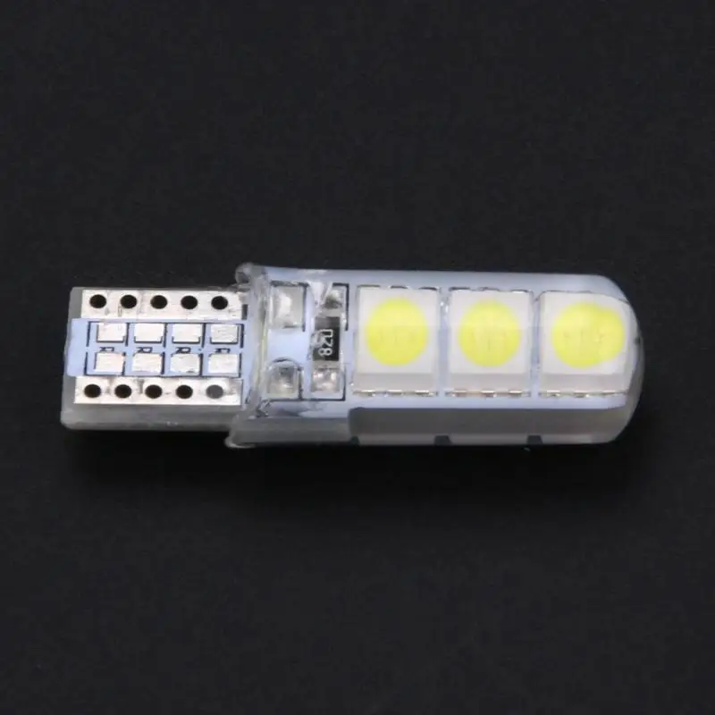 10 шт. светодиодный светильник для автомобиля T10 SMD 5050 водонепроницаемый белый