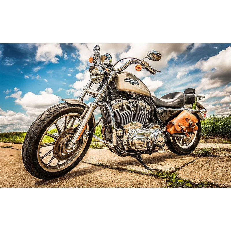 

Full Square Drill 5D Diy Diamond Painting "Motorcycle" 3D Embroidery Cross Stitch 5D Decor Gife