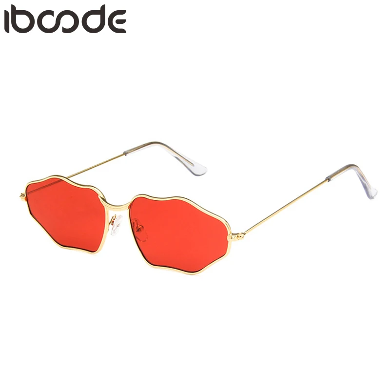 Iboode облако Форма солнцезащитные очки нерегулярные 2019 новая тенденция легкий солнцезащитные очки Для женщин Для мужчин из металла UV400