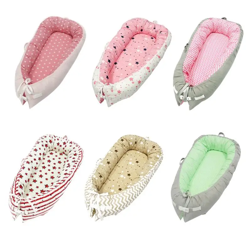 

Portabel Baby Nest Bed Newborn Milk Sickness Bionic Bed Crib Cot BB Sleeping Artifact Bed Travel Bed With Bumper Baby SLEEP POD