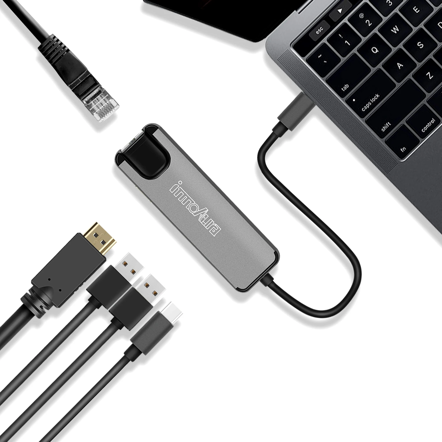 Зарядное устройство с разъемом типа C 2 USB 3 0 порты концентратор адаптер док