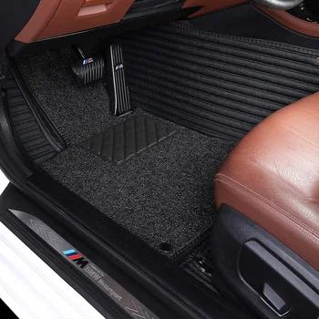 

Myfmat custom foot leather car floor mats for FIAT Palio Weekend Siena Perla Viaggio Ottimo Bravo Freemont Punto Linea healthy