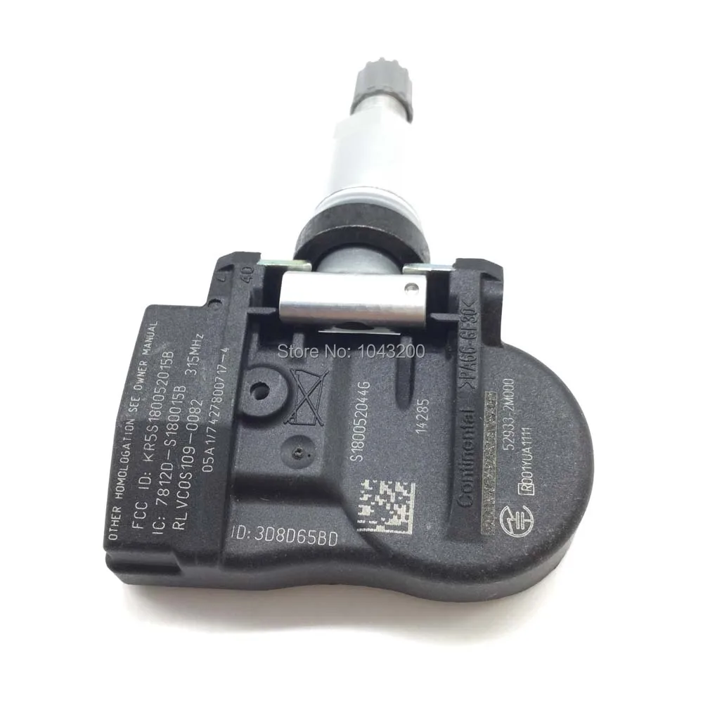 

Factory OEM TIRE PRESSURE MONITOR SENSOR TPMS 52933-2M000 For Hyundai Kia OE# 529332M000