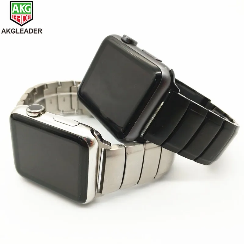 Ремешок для часов AKGLEADER из нержавеющей стали Apple Watch Series 5 4 3 2 1 iWatch|Ремешки часов| |
