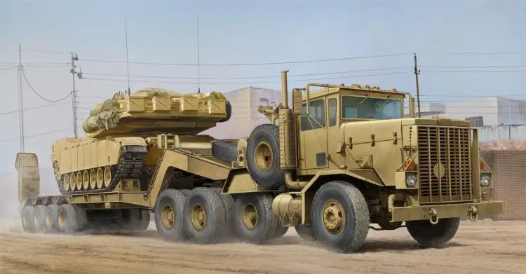 Модель полуприцепа Hobbyboss 85519 1/35 M911 C HET W/M747 Heary Equipment|Наборы для сборки моделей| |