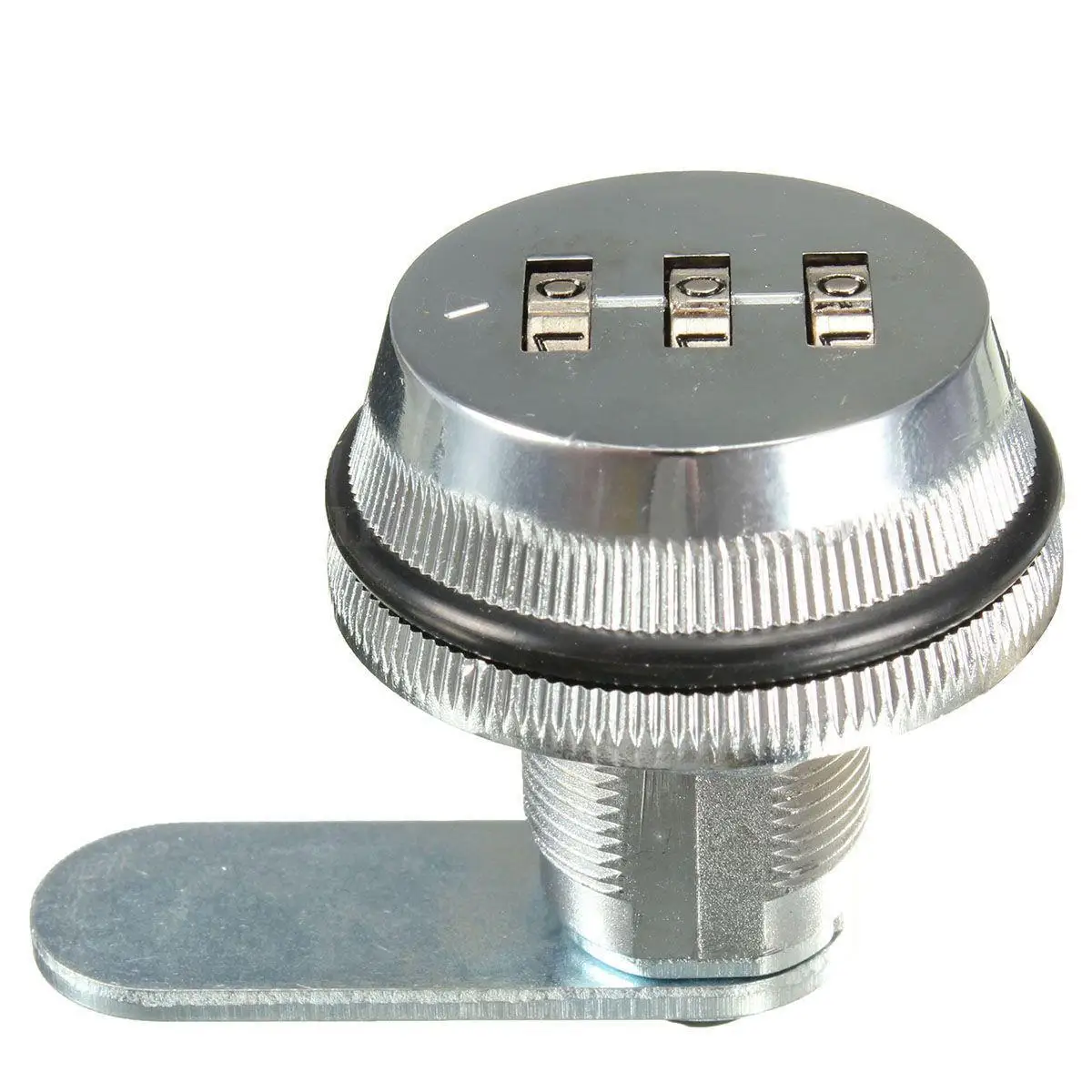 

Alloy Code Combination Cam lock Keyless Post Mail Box Cabinet RV 3 Dial silver