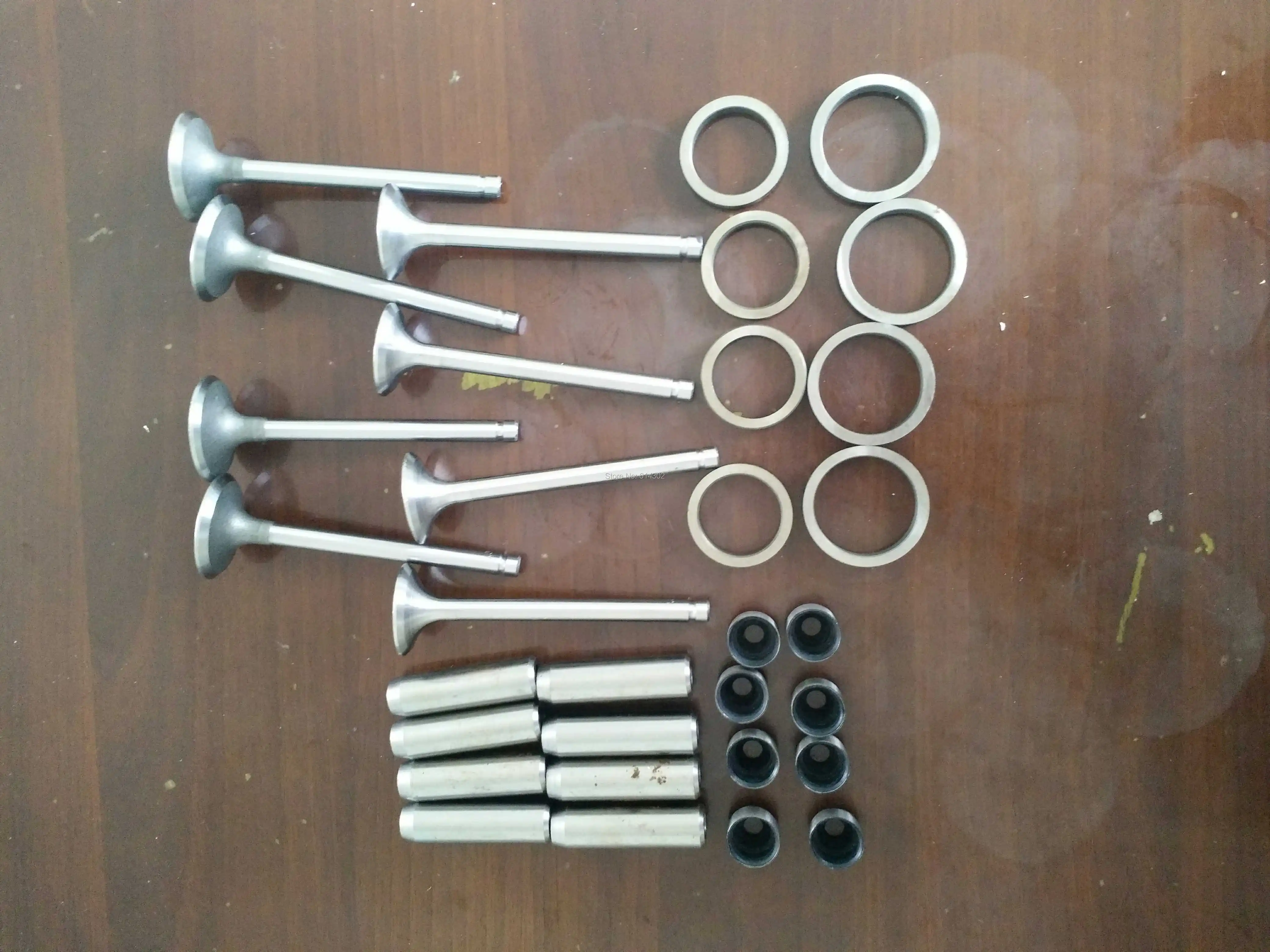 

Original inlet and exhaust value,valve seat,valve guide,valve seals for ZH4105D ZH4105ZD ZH4105P/C weifang diesel engine