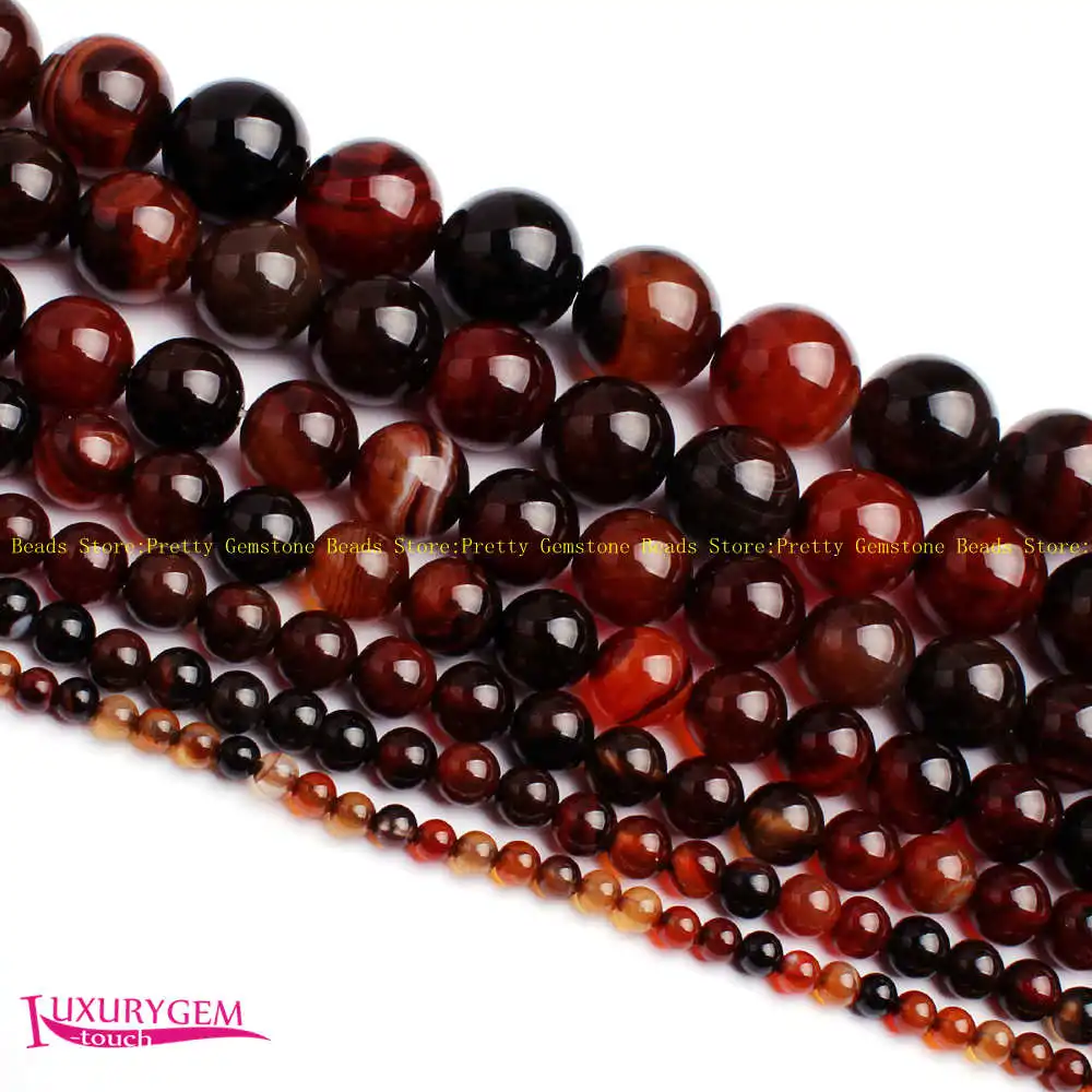 

Free Shipping 4mm 6mm 8mm 10mm 12mm 14mm 16mm Smooth Multicolor Natural Agates Round Shape Loose Beads 15" Jewelry Making wj403