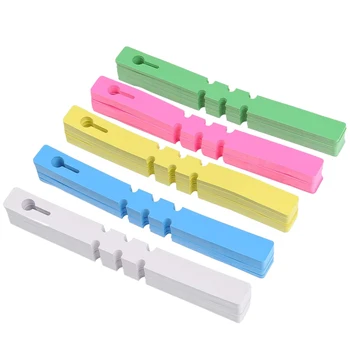 

500Pcs 8 Inch Wrap Around Plant Tags Bulk, Outdoor Waterproof Hanging Garden Labels - 20x2cm Pink Yellow White Blue Green