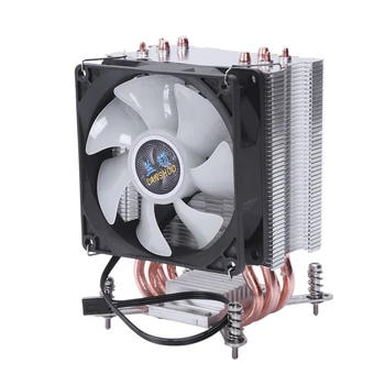 

Lanshuo Pure Copper 4 Heat Pipe Thermal Processor Cooler For Lga /1150 / 1151/1155/1156/1366 Intel Multi-Platform Cpu Radiator