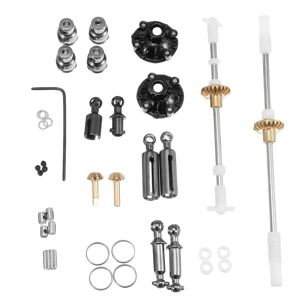 

WPL 4WD Metal Gear Bridge Axle And Drive Shaft Set Gear Remote Control Toy RC Cars Parts Bridge Axle And Drive Shaft Kit