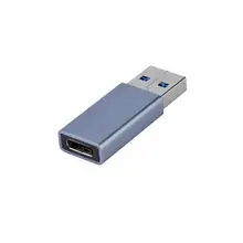 USB 3,1 type C USB-C мама к USB 3,0 папа порт тип A адаптер металлический OTG конвертер Разъем для Android смартфонов продвижение