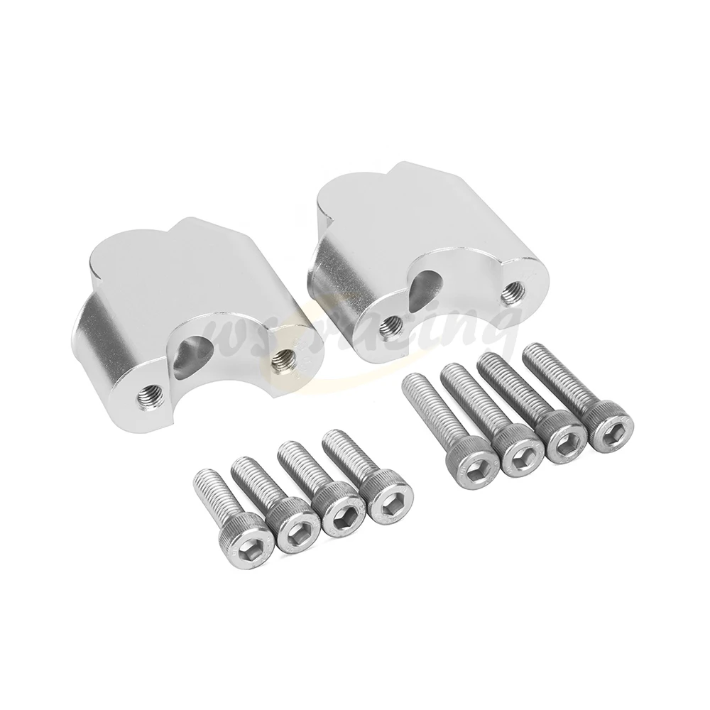 Motorcycle HandleBar Riser Handle Bar Mount Clamp Adapter For Honda