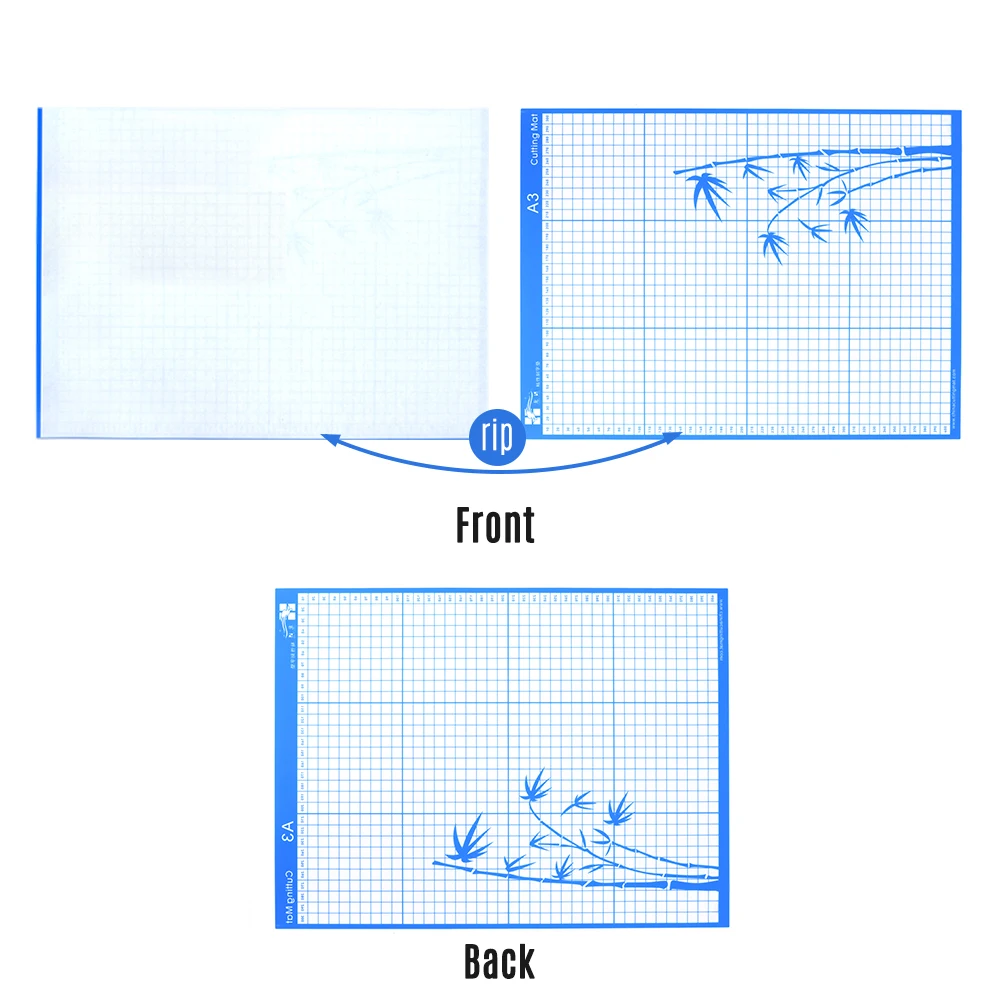 A3 ПВХ сменный режущий коврик стандартная ручка клейкий коврик с измерительной сеткой для силуэта Камея режущий плоттер машина