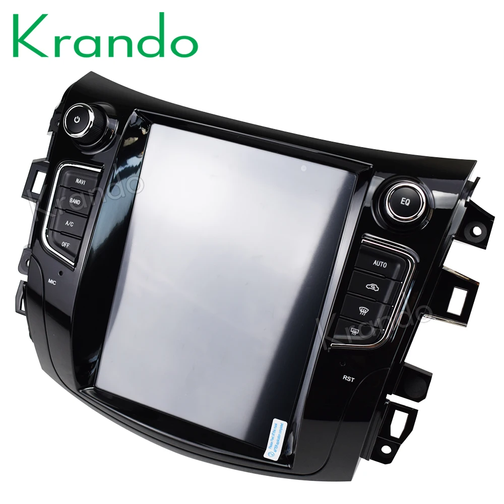 Krando android автомобильный gps 8,1 10," Tesla вертикальный экран радио для NISSAN NP300 Navara+ навигационная мультимедийная система wifi A/C