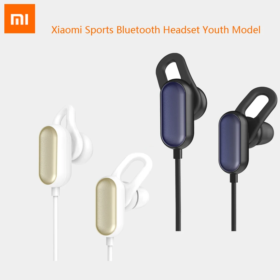 

Original Xiaomi Sports Bluetooth Headset Youth Model Mi Earphone Wireless Headphone Mic Headphones Waterproof Handsfree Earbuds
