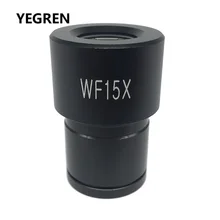 WF15X широкое поле 13 мм окуляр оптическая линза для биологического микроскопа монтажный размер 23,2 мм с или сетка масштабирования