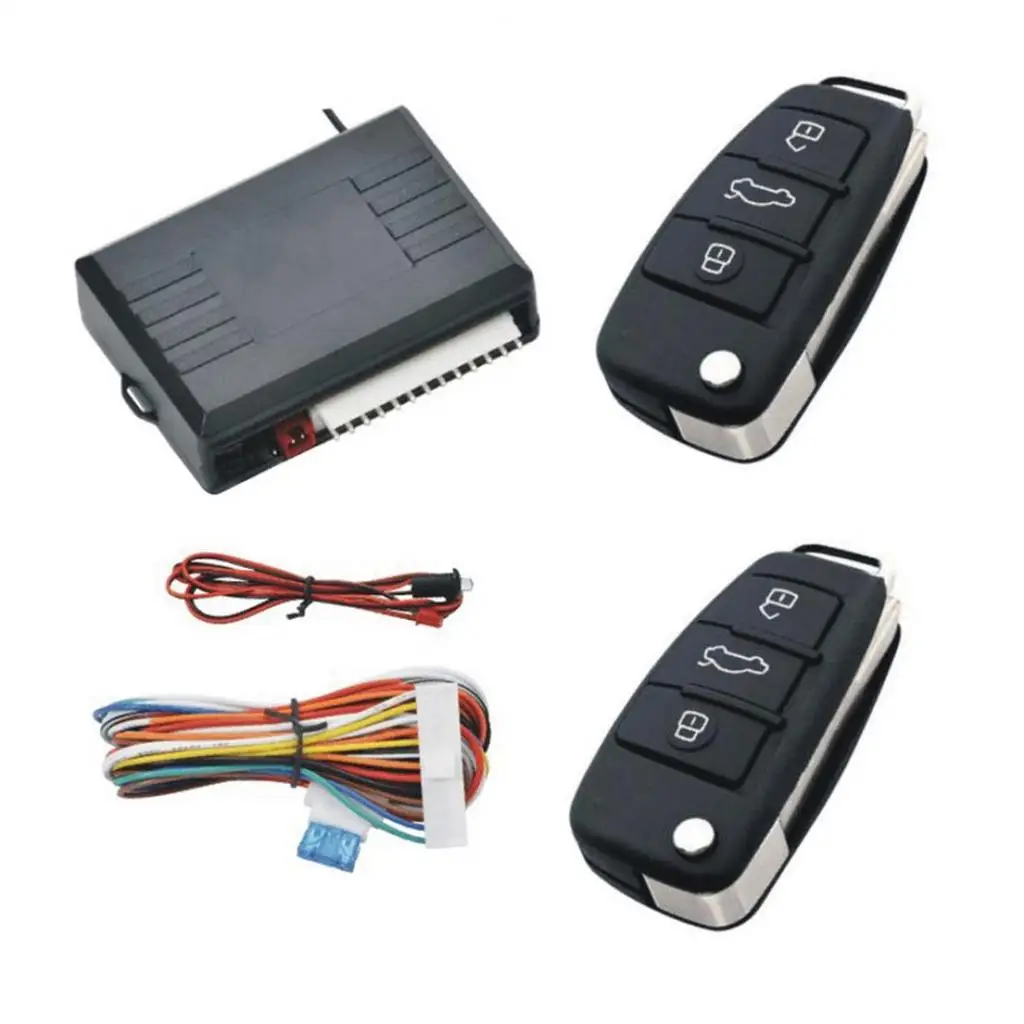 

Universal Car alarm system Auto Door Remote Central Control Lock Locking Keyless LED Keychain Central Kit Door Lock