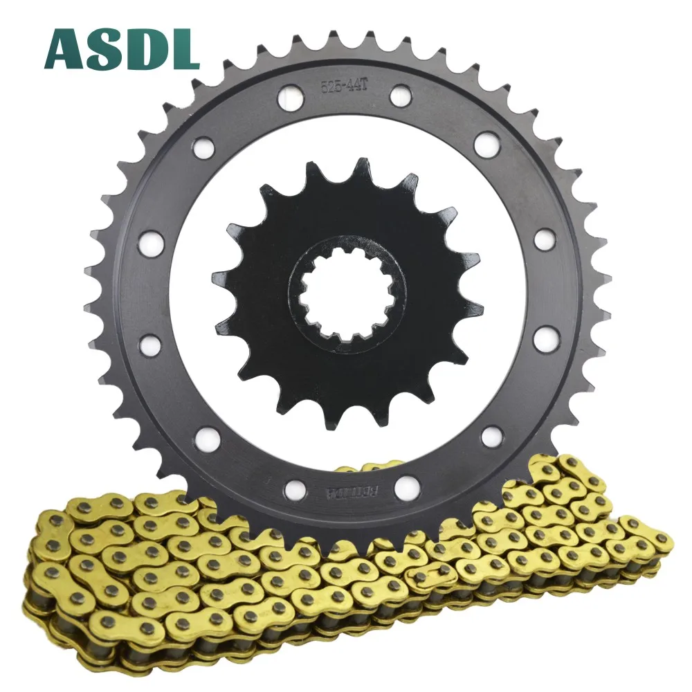 

525 16T 44T Motorcycle Best Transmission Chain and front rear sprocket set for HONDA VFR750 F Interceptor VFR 750 1990 - 1998