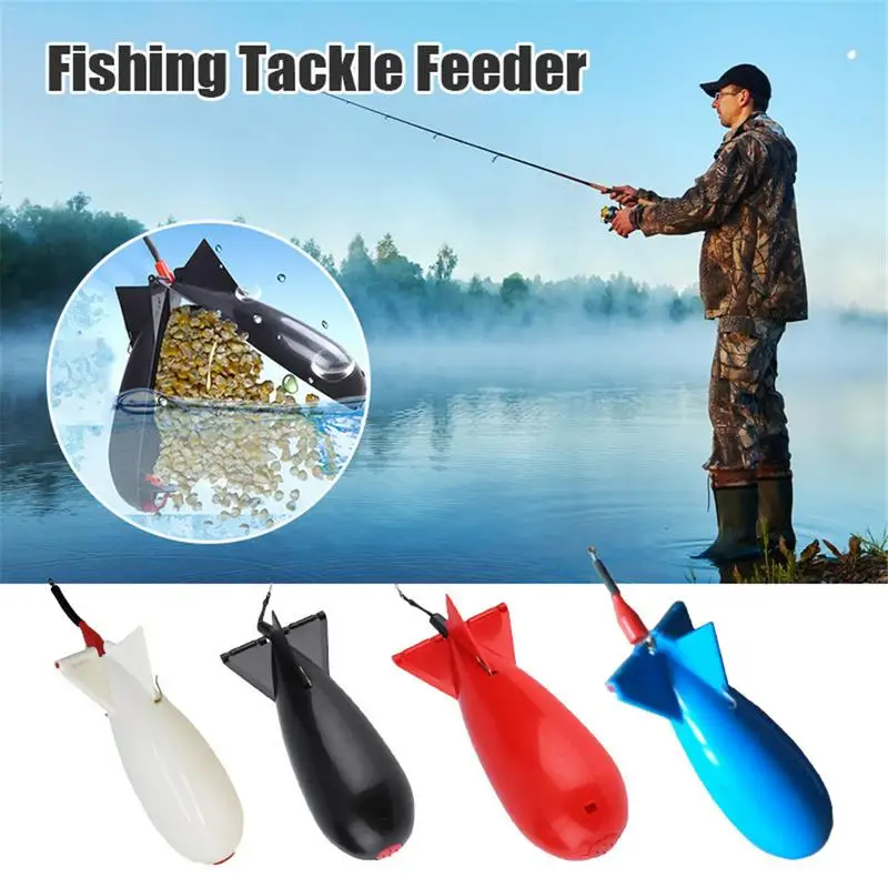 

Squid Fishing Large Rocket Squid Bomb Fishing Gear Feeder Particle Rocket Feeder Float Bait Holder Tool