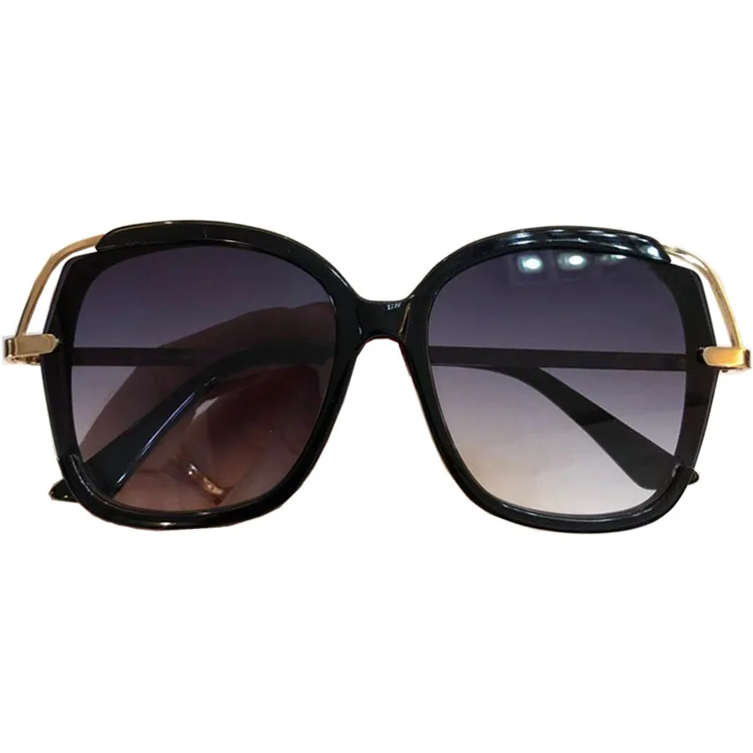 Weibliche Outdoor navy black Sol White Sonnenbrille Luxus Marke pink Grenze Dekoration Mode Metall Vintage Frau Designer brown Oculos 56vwUq