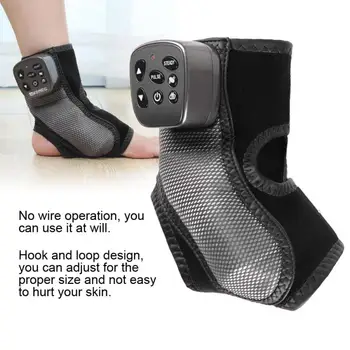 

New Electric Foot Ankle Massager Vibration Heating Foot Acupuncture Points Massage Health Care US Plug