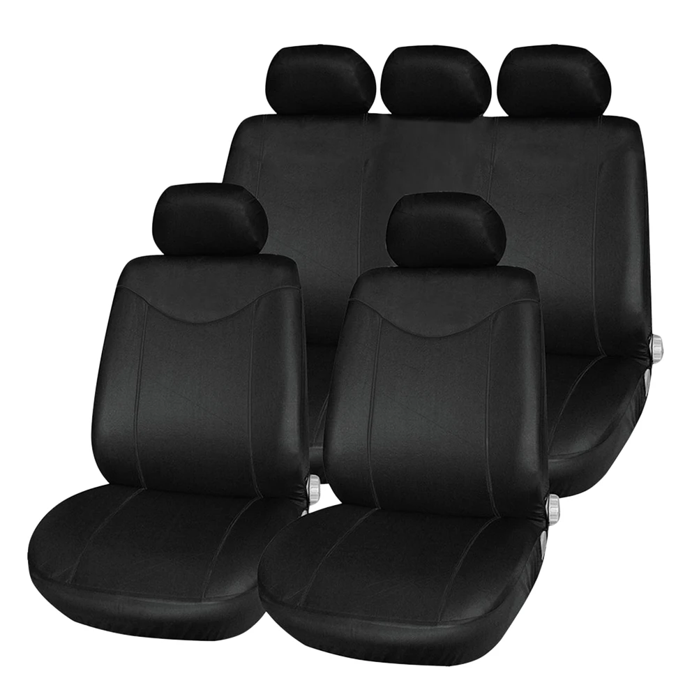 

9PCS/Set Seat Cover Comfortable Breathable Dirt-resistant Wear-resistant Seat Protectors for Pickup Vehicle Car Truck