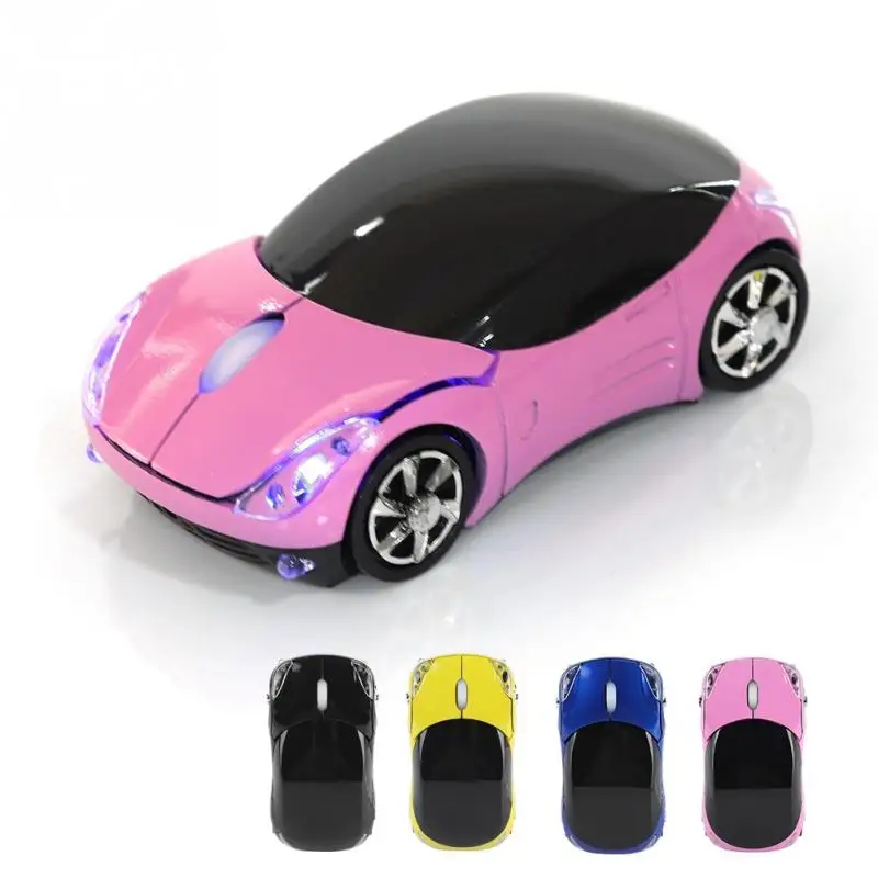 

1600DPI USB Optical Wireless Mouse 3 Buttons 2.4GHz Mouse with Car Shape Design for Mac/ME/Windows PC/Tablet Gaming Office