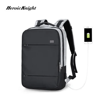 

Heroic Knight Man Backpack Fit 15.6 inch Laptop USB Recharging Multi-layer Space Travel Male Bag Anti-thief Mochila Duffel bags